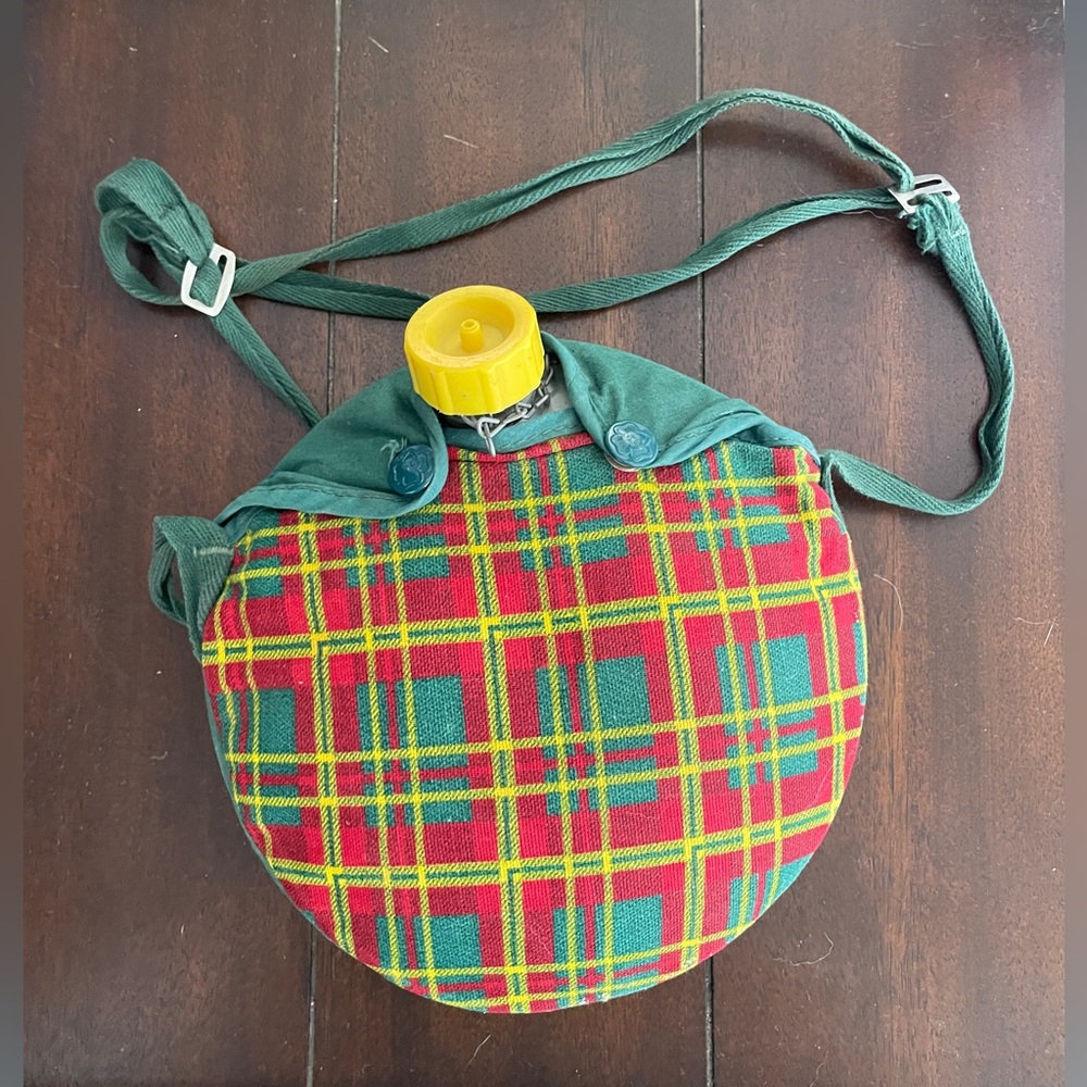 Vintage 1960’s Mirro Girl Scouts Canteen with Cap & Cover